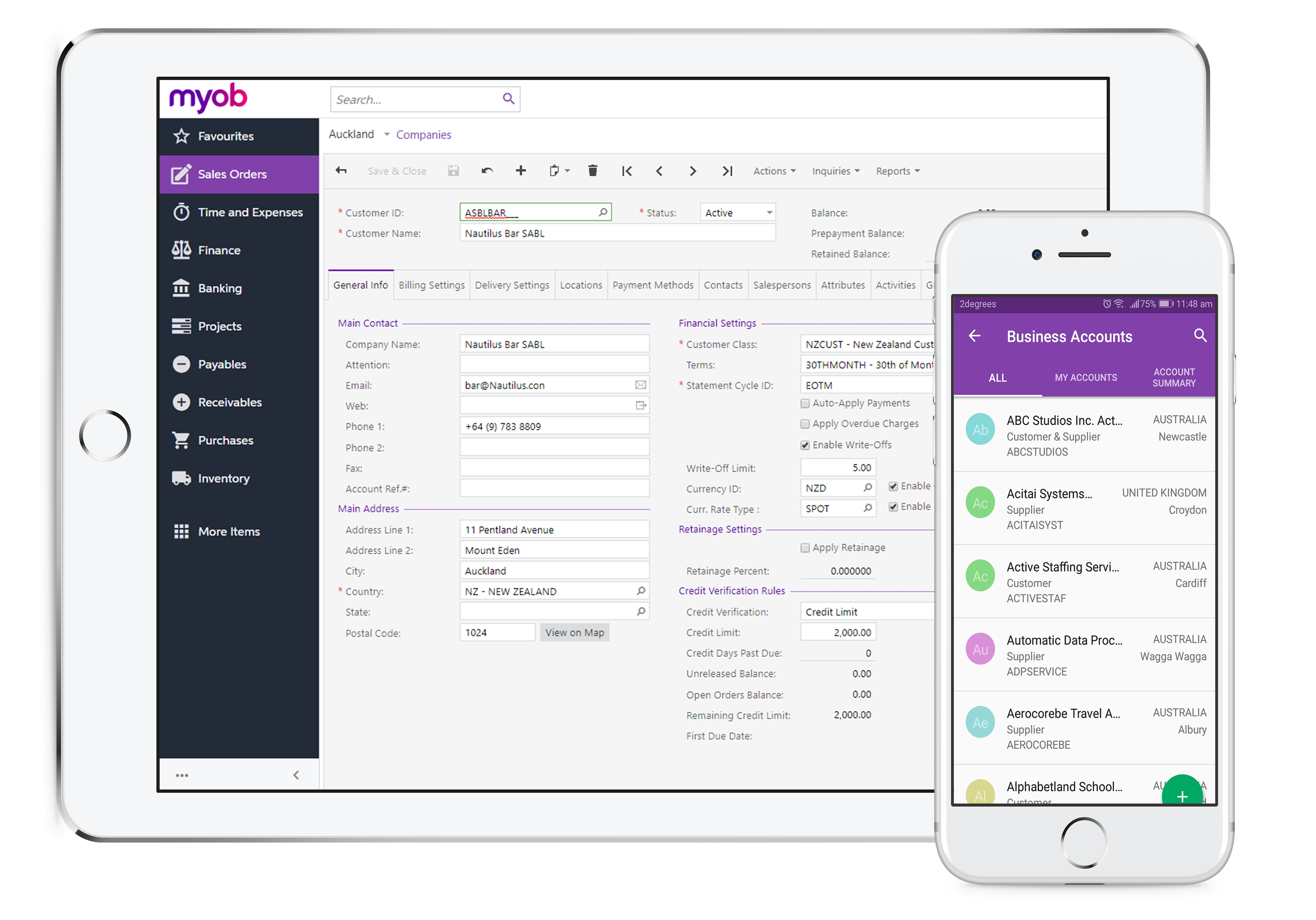 MYOB Advanced Business